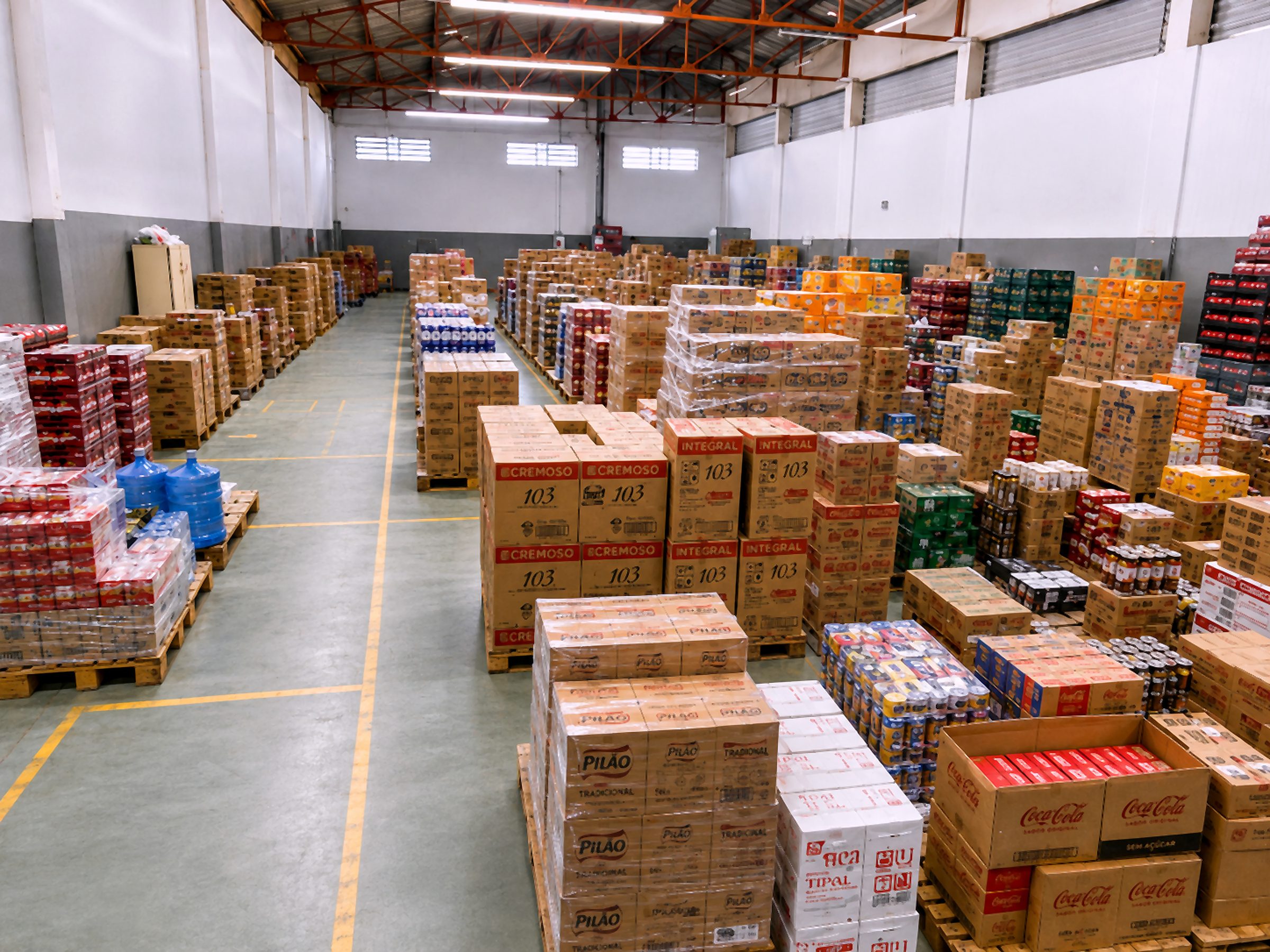Transbordo na filial de Bauru — carga consolidada para distribuição