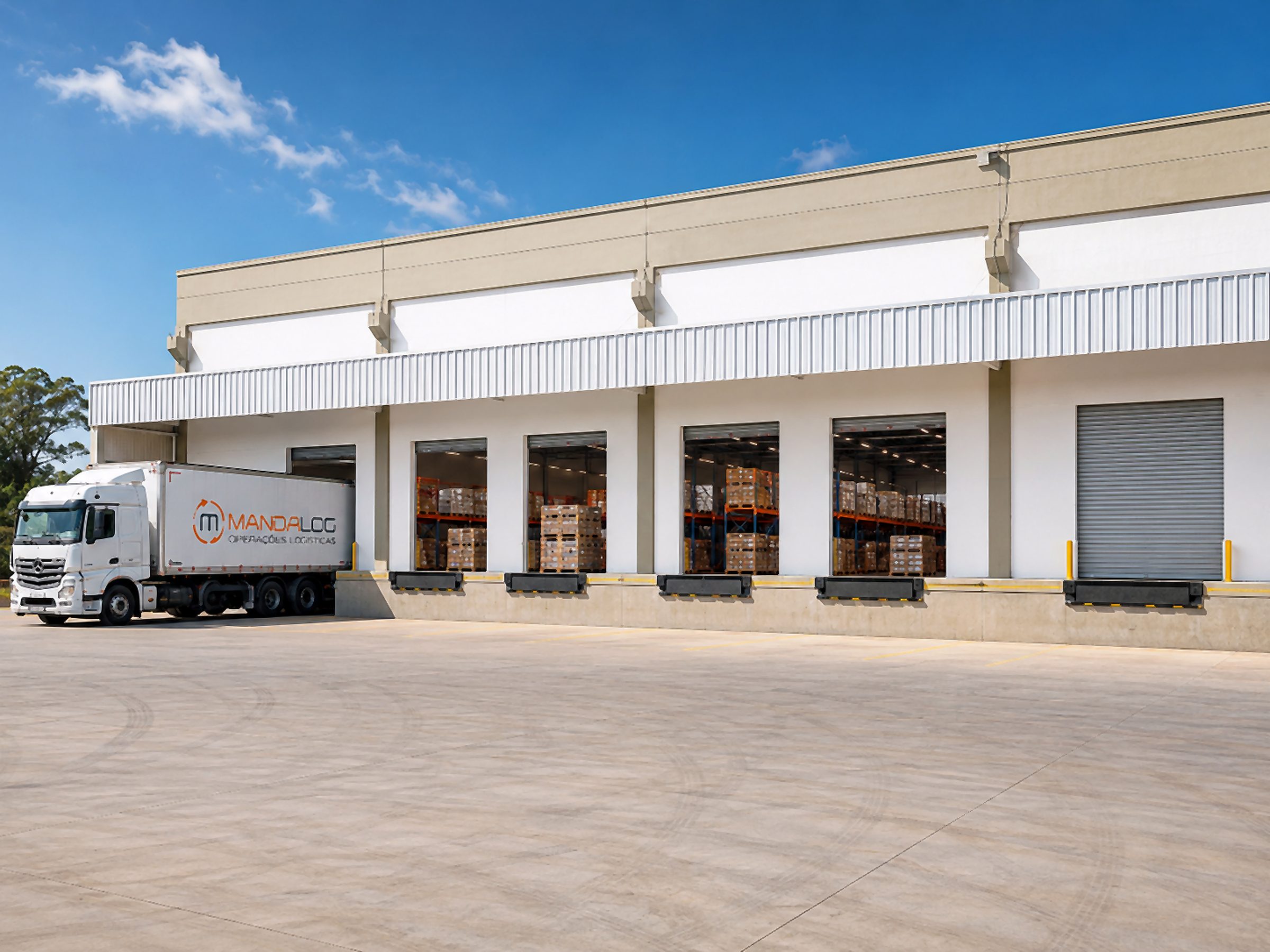 Filial da Mandalog em Bauru — docas de cross docking e veículo próprio